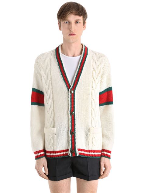 gucci mens knit|gucci outlet cardigan.